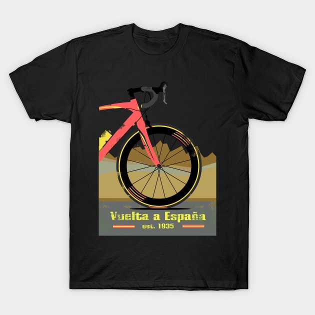 Vuelta a España Bike T-Shirt by KACYERGMAN